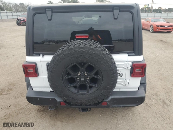 2024 Jeep Wrangler Sport with VIN 1C4PJXDG5RW319108, listed as a Copart auction lot 44982665 with 13,472 mi miles and Salvage Title. Bid and sale history available at carsss.com. Image 6.