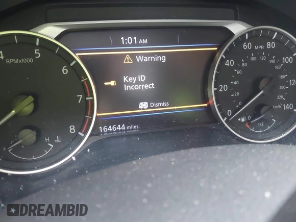2019 Nissan Altima 2.5 SL with VIN 1N4BL4EV5KC156392, listed as a IAAI auction lot 41515531 with 164,644 mi miles. Bid and sale history available at carsss.com. Image 7.