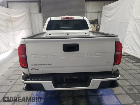 2022 Chevrolet Colorado 2WD LT with VIN 1GCHSCEA3N1205376, listed as a Copart auction lot 54555665 with 59,196 mi miles and Clean Title. Bid and sale history available at carsss.com. Image 6.