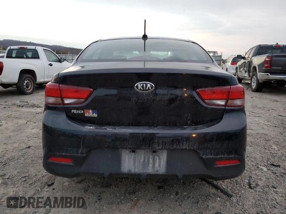 2018 Kia Rio LX with VIN 3KPA24AB7JE081707, listed as a Copart auction lot 50106085 with 99,457 mi miles and Salvage Title. Bid and sale history available at carsss.com. Image 6.
