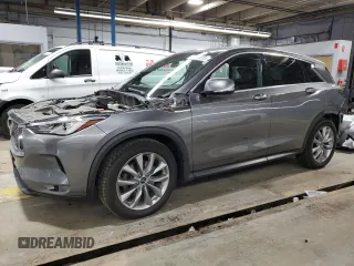 2019 Infiniti QX50 LUXE with VIN 3PCAJ5M34KF146537, listed as a Copart auction lot 48870655 with 70,156 mi miles and Salvage Title. Bid and sale history available at carsss.com. Image 1.