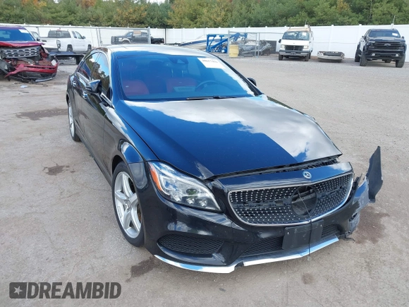 2015 Mercedes-Benz CLS 400 with VIN WDDLJ6HB7FA157214, listed as a IAAI auction lot 40657456 with 136,153 mi miles and . Bid and sale history available at DreamBid. Image 1.