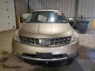 2006 Nissan Murano SL with VIN JN8AZ08W16W525372, listed as a Copart auction lot 46484295 with 0 mi miles and Clean Title. Bid and sale history available at carsss.com. Image 5.