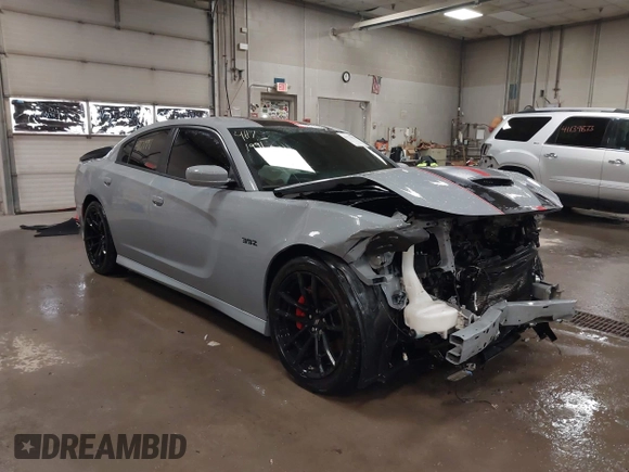 2021 Dodge Charger Scat Pack Widebody with VIN 2C3CDXGJ4MH540627, listed as a IAAI auction lot 41171991 with 31,394 mi miles and . Bid and sale history available at DreamBid. Image 1.