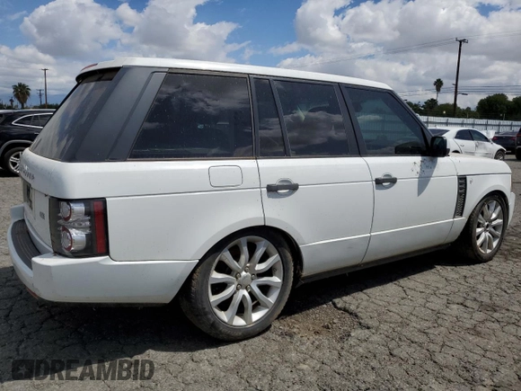 2011 Land Rover Range Rover HSE with VIN SALME1D49BA356829, listed as a Copart auction lot 56999045 with 101,768 mi miles and Clean title. Bid and sale history available at DreamBid. Image 3.