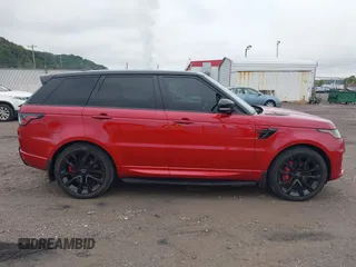 2021 Land Rover Range Rover Sport HST with VIN SALWS2RU5MA762867, listed as a IAAI auction lot 40490500 with 22,922 mi miles. Bid and sale history available at carsss.com. Image 13.