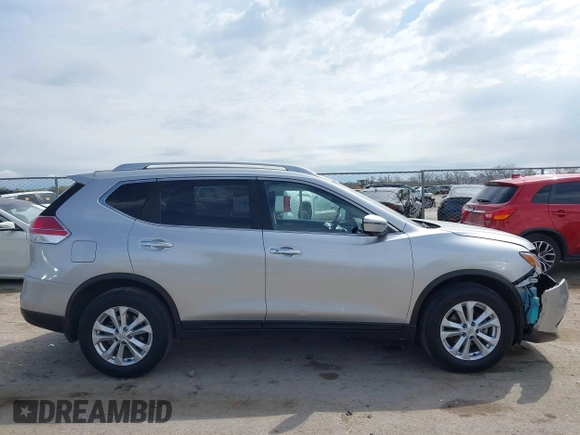 2016 Nissan Rogue SV with VIN JN8AT2MT7GW030345, listed as a IAAI auction lot 41889176 with 53,737 mi miles and . Bid and sale history available at carsss.com. Image 13.
