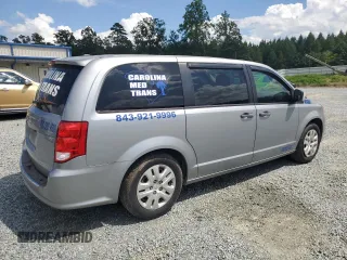 2019 Dodge Grand Caravan SE with VIN 2C4RDGBG1KR585873, listed as a Copart auction lot 66977024 with 281,309 mi miles and Salvage Title. Bid and sale history available at DreamBid. Image 3.