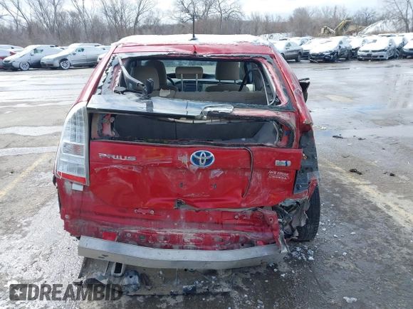 2011 Toyota Prius I with VIN JTDKN3DU3B0304788, listed as a IAAI auction lot 41731531 with 105,000 mi miles. Bid and sale history available at carsss.com. Image 17.