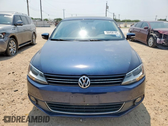 2012 Volkswagen Jetta SEL with VIN 3VWLP7AJ3CM425414, listed as a Copart auction lot 56458145 with 70,090 mi miles and Clean title. Bid and sale history available at DreamBid. Image 5.