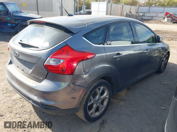 2012 Ford Focus Titanium with VIN 1FAHP3N27CL354309, listed as a IAAI auction lot 40818730 with 155,107 mi miles and . Bid and sale history available at carsss.com. Image 4.