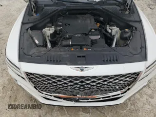 2022 Genesis GV80 with VIN KMUHB4SB6NU097950, listed as a Copart auction lot 81049344 with 63,062 mi miles and Salvage Title. Bid and sale history available at DreamBid. Image 12.
