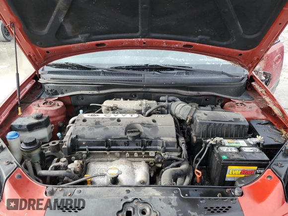 2008 Kia Rio LX with VIN KNADE123486315485, listed as a Copart auction lot 46528395 with 140,976 mi miles and Salvage Title. Bid and sale history available at DreamBid. Image 13.