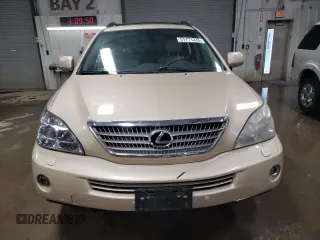2008 Lexus RX 400h with VIN JTJHW31U582046795, listed as a Copart auction lot 51771335 with Not Provided miles and Salvage Title. Bid and sale history available at DreamBid. Image 5.