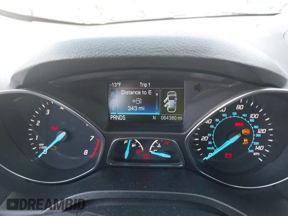 2016 Ford Escape Titanium with VIN 1FMCU0J93GUB11073, listed as a IAAI auction lot 41751349 with 92,000 mi miles. Bid and sale history available at carsss.com. Image 7.