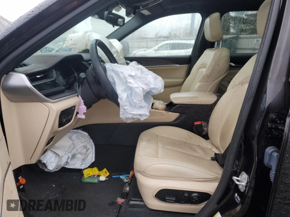 2022 Jeep Grand Cherokee with VIN 1C4RJYB61N8757034, listed as a Copart auction lot 42817095 with 23,396 mi miles and Salvage title. Bid and sale history available at DreamBid. Image 7.