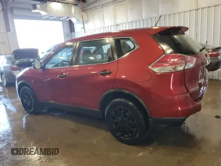 2016 Nissan Rogue SV with VIN KNMAT2MV1GP633895, listed as a Copart auction lot 43205725 with 89,410 mi miles and Non Repairable. Bid and sale history available at carsss.com. Image 2.