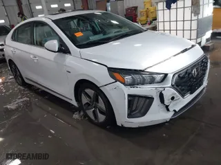 2020 Hyundai Ioniq Hybrid SEL with VIN KMHC85LC9LU209366, listed as a IAAI auction lot 41248182 with NaN miles. Bid and sale history available at carsss.com. Image 1.