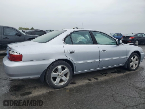 2002 Acura TL Type S with VIN 19UUA56842A015463, listed as a Copart auction lot 72703754 with 86,227 mi miles and Salvage Title. Bid and sale history available at carsss.com. Image 3.