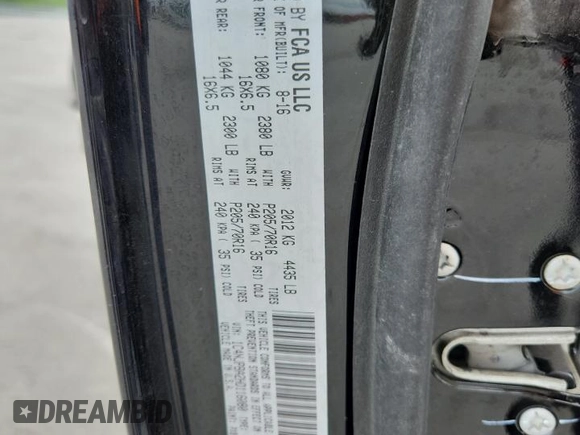 2017 Jeep Patriot Sport with VIN 1C4NJPBA2HD116080, listed as a Copart auction lot 63085215 with 89,826 mi miles and Salvage title. Bid and sale history available at DreamBid. Image 14.