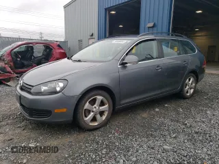 2010 Volkswagen Jetta SportWagen S with VIN 3VWKX7AJ6AM650659, listed as a Copart auction lot 59956854 with 0 mi miles and Salvage Title. Bid and sale history available at carsss.com. Image 1.