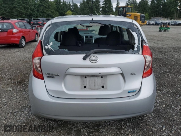 2014 Nissan Note S Plus with VIN 3N1CE2CP9EL429430, listed as a Copart auction lot 62775195 with 139,655 mi miles and Salvage title. Bid and sale history available at DreamBid. Image 6.