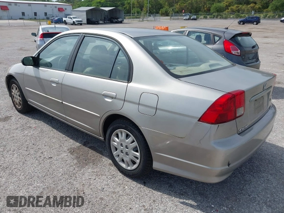 2004 Honda Civic LX with VIN 2HGES16594H601211, listed as a IAAI auction lot 42097402 with 89,572 mi miles. Bid and sale history available at carsss.com. Image 3.
