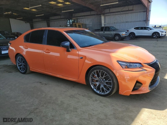 2017 Lexus GS F with VIN JTHBP1BL4HA002372, listed as a Copart auction lot 50049825 with 83,278 mi miles and Salvage Title. Bid and sale history available at carsss.com. Image 4.