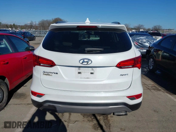 2017 Hyundai Santa Fe Sport 2.4L with VIN 5NMZU3LB8HH010930, listed as a IAAI auction lot 41201194 with 1 mi miles. Bid and sale history available at carsss.com. Image 16.