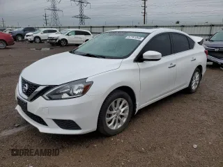 2017 Nissan Sentra SV z VIN 3N1AB7AP7HY329818, wystawiony jako Copart lot #57761045 z przebiegiem 46 313 mil mil oraz Szkoda całkowita • Salvage title. Historia ofert i sprzedaży dostępna na DreamBid. Obrazek 1.
