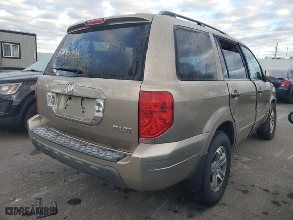 2005 Honda Pilot EX-L with RES with VIN 2HKYF18655H553320, listed as a Copart auction lot 88974095 with 185,265 mi miles and Salvage Title. Bid and sale history available at carsss.com. Image 3.