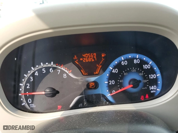 2009 Nissan Cube 1.8 SL with VIN JN8AZ28R09T126349, listed as a Copart auction lot 65259514 with 40,569 mi miles and Salvage Title. Bid and sale history available at carsss.com. Image 9.