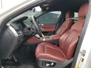2022 BMW X6 M50i with VIN 5UXCY8C0XN9M57786, listed as a Copart auction lot 54755315 with 61,065 mi miles and Clean Title. Bid and sale history available at carsss.com. Image 7.