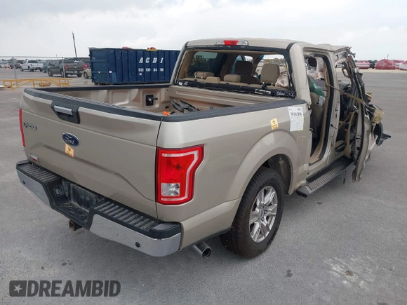 2017 Ford F-150 XL with VIN 1FTEW1CP0HKC70980, listed as a IAAI auction lot 39181898 with 1 mi miles. Bid and sale history available at carsss.com. Image 4.