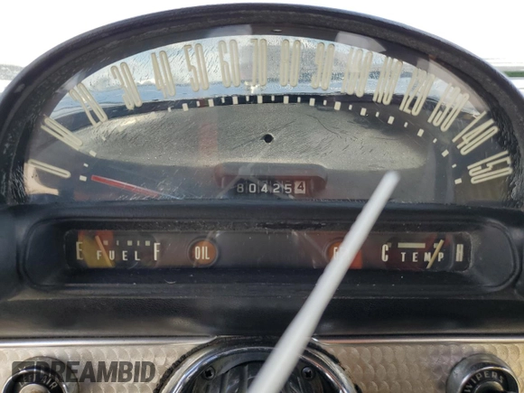 1955 Ford Thunderbird with VIN P5FH253117, listed as a Copart auction lot 79018504 with 80,425 mi miles and Salvage Title. Bid and sale history available at DreamBid. Image 9.