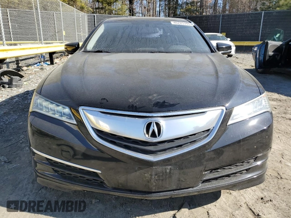 2015 Acura TLX with VIN 19UUB1F38FA024618, listed as a Copart auction lot 46225745 with 158,286 mi miles and Salvage Title. Bid and sale history available at carsss.com. Image 5.