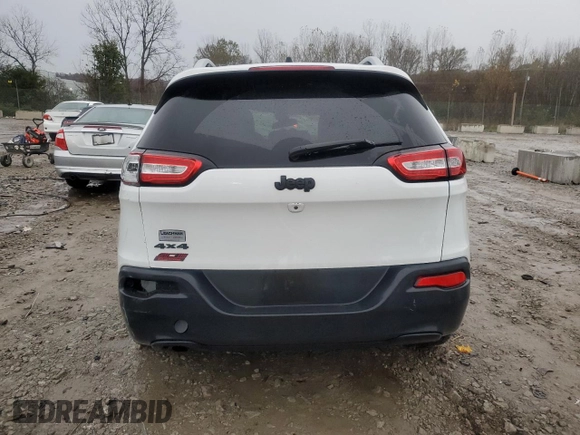 2017 Jeep Cherokee Latitude with VIN 1C4PJMCBXHD230889, listed as a Copart auction lot 80303224 with 0 mi miles and Non Repairable. Bid and sale history available at carsss.com. Image 6.