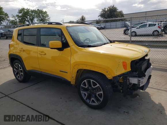 2018 Jeep Renegade Altitude with VIN ZACCJABBXJPH04362, listed as a Copart auction lot 51241425 with 125,913 mi miles and Salvage Title. Bid and sale history available at DreamBid. Image 4.