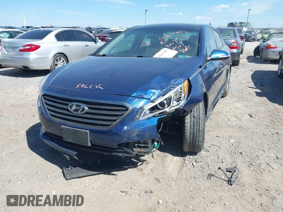 2015 Hyundai Sonata Limited with VIN 5NPE34AF3FH097293, listed as a IAAI auction lot 41811245 with 114,744 mi miles and . Bid and sale history available at carsss.com. Image 6.
