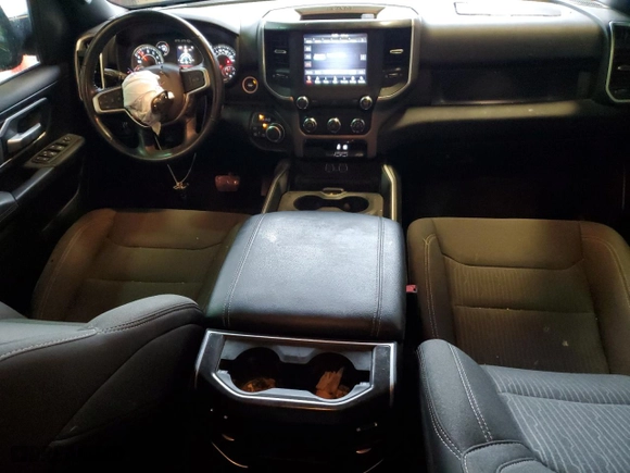 2021 Ram 1500 Big Horn with VIN 1C6SRFBT8MN614917, listed as a Copart auction lot 48201625 with 56,179 mi miles and Clean Title. Bid and sale history available at carsss.com. Image 8.
