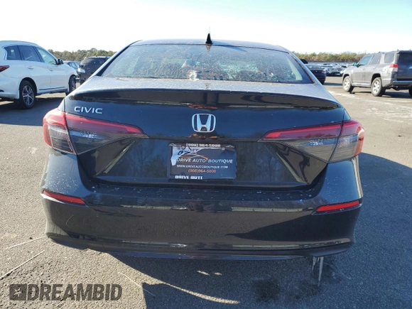 2022 Honda Civic Sedan LX with VIN 2HGFE2F21NH551994, listed as a Copart auction lot 86959354 with 36,426 mi miles and Non Repairable. Bid and sale history available at carsss.com. Image 6.