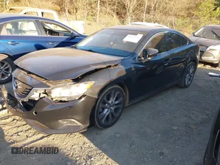 2015 Mazda 6 i Touring with VIN JM1GJ1T52F1192145, listed as a IAAI auction lot 41672391 with 89,060 mi miles. Bid and sale history available at carsss.com. Image 2.