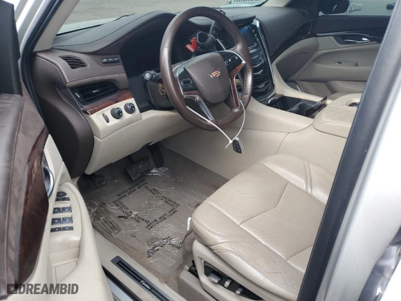 2015 Cadillac Escalade Luxury with VIN 1GYS4MKJ0FR568502, listed as a Copart auction lot 51830805 with 147,919 mi miles and Salvage Title. Bid and sale history available at carsss.com. Image 8.