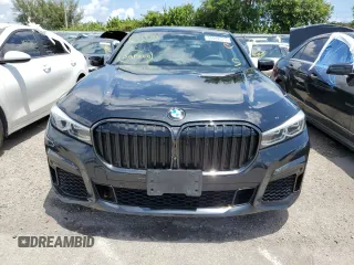 2021 BMW 7 Series 750i xDrive with VIN WBA7U2C08MCF16539, listed as a Copart auction lot 49942073 with 19,846 mi miles. Bid and sale history available at carsss.com. Image 5.