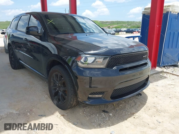 2020 Dodge Durango GT Plus with VIN 1C4RDJDG9LC381987, listed as a IAAI auction lot 42456991 with 48,851 mi miles and . Bid and sale history available at DreamBid. Image 1.
