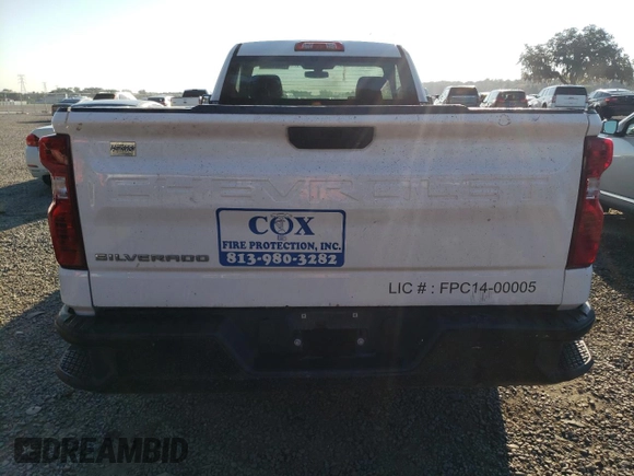2021 Chevrolet Silverado 1500 Work Truck with VIN 3GCNWAEHXMG344252, listed as a Copart auction lot 72424184 with 71,858 mi miles and Non Repairable. Bid and sale history available at carsss.com. Image 6.