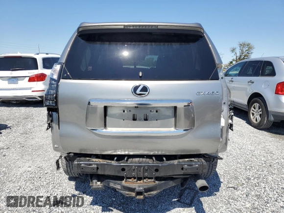2023 Lexus GX with VIN JTJAM7BX0P5368300, listed as a Copart auction lot 49230015 with 17,953 mi miles and Salvage Title. Bid and sale history available at carsss.com. Image 6.