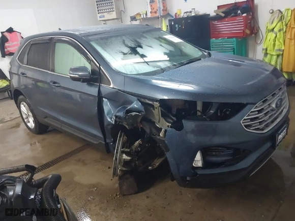 2019 Ford Edge SEL with VIN 2FMPK4J93KBB40828, listed as a IAAI auction lot 41566426 with NaN miles. Bid and sale history available at carsss.com. Image 1.