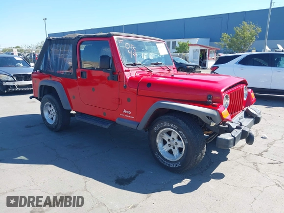 2005 Jeep Wrangler Unlimited with VIN 1J4FA44S65P324248, listed as a IAAI auction lot 42235190 with 86,971 mi miles and . Bid and sale history available at DreamBid. Image 1.