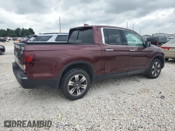 2019 Honda Ridgeline RTL-E with VIN 5FPYK3F70KB002068, listed as a Copart auction lot 54766055 with 109,131 mi miles and Clean title. Bid and sale history available at DreamBid. Image 3.